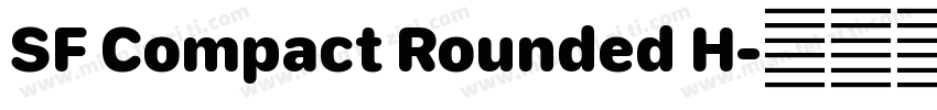SF Compact Rounded H字体转换